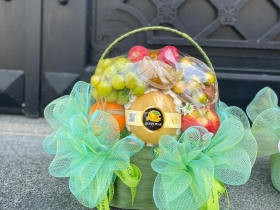 Giỏ quà tặng thầy cô 20/11 | Giỏ trái cây Lâm Phương | Giỏ trái cây nhập khẩu tốt cho sức khỏe