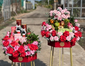 Tráp Dạm Ngõ - Tráp ăn hỏi