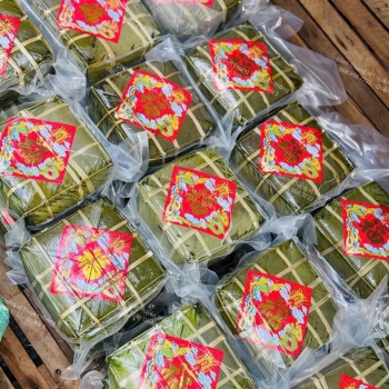 Bánh Chưng Người Tày Tây Bắc – Hương Vị Núi Rừng Truyền Thống nay đã có tại TRÁI CÂY LÂM PHƯƠNG