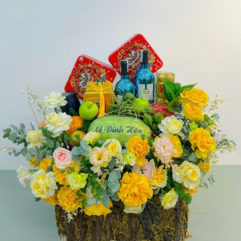 Tráp Dạm Ngõ - Tráp ăn hỏi